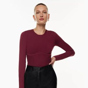 Aritzia Babaton Sculpt Knit Longsleeve
